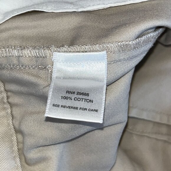 Pendleton Khaki Chino Pants Womens Classic Fit Casual Trousers Women size 8P - Picture 9 of 10